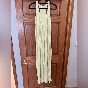 Embrace yellow floor length dress